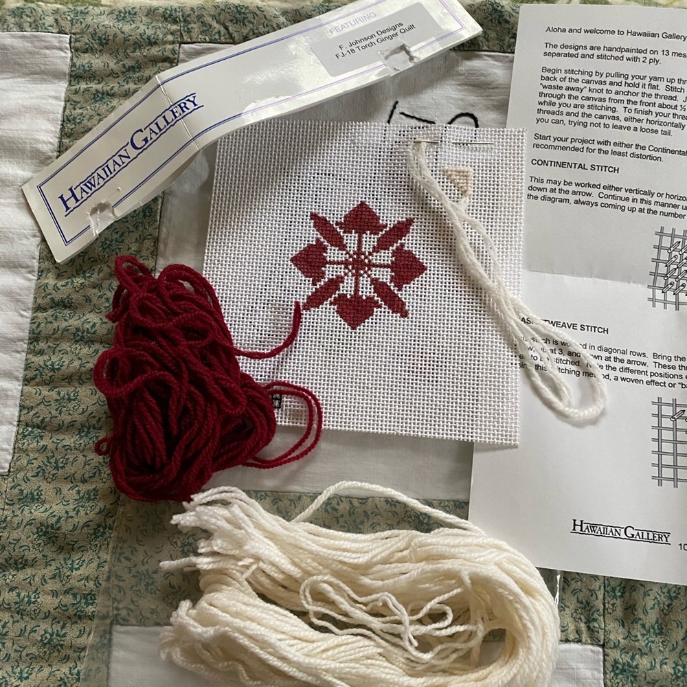 Hawaiian Needlepoint
